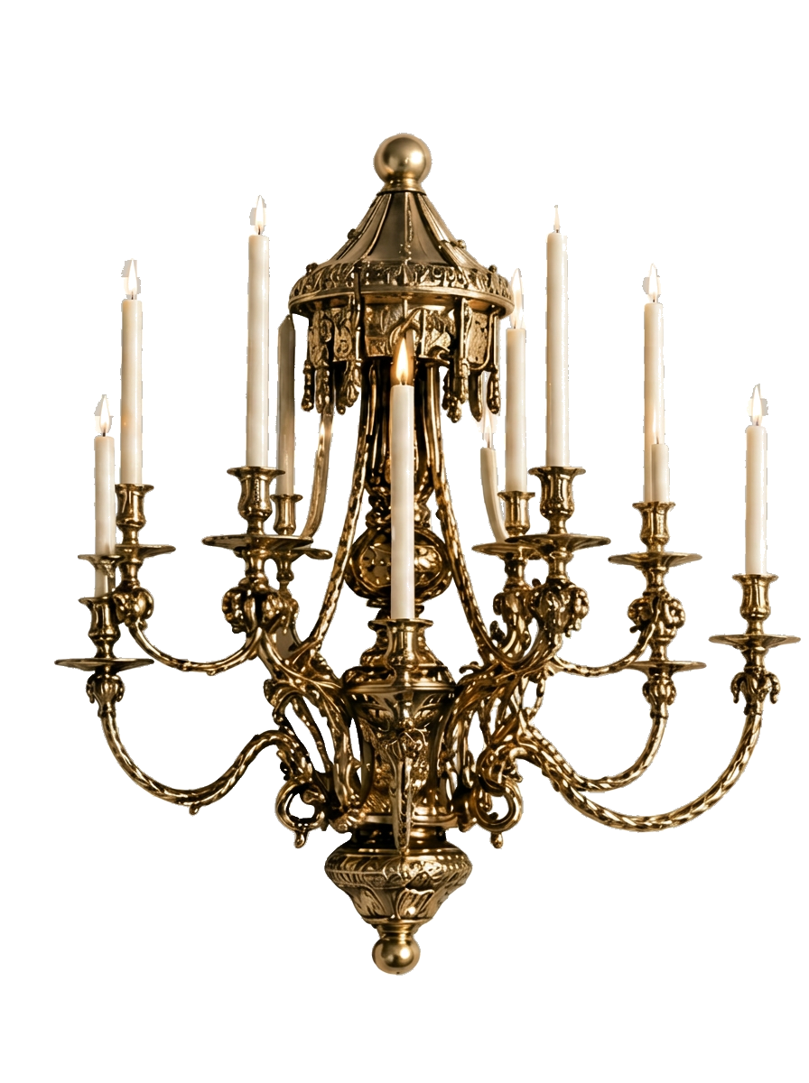 Kunsthandwerklich restaurierter Wandleuchter